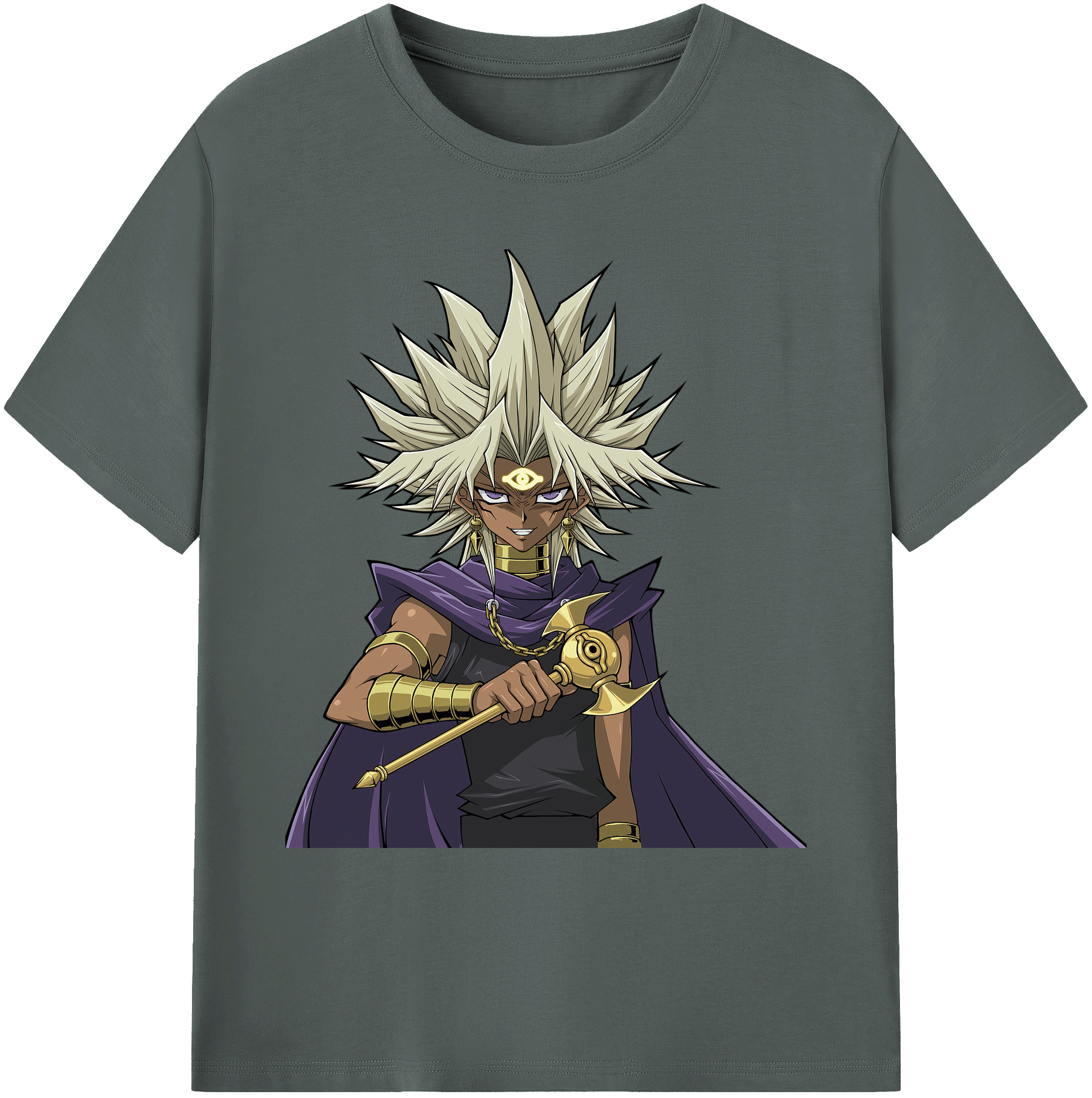 （画像用） 遊☆戯☆王 Yu-Gi-Oh! 綿100％ メンズ半袖Tシャツ｜肌触りやわらか＆通気性